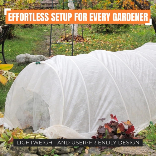 MEKKAPRO Frost Blankets for Outdoor Plants, Customizable Plant Covers Freeze Protection, UV Resistant Frost Cloths for Outdoor Plants, 30gsm, 10 x 30