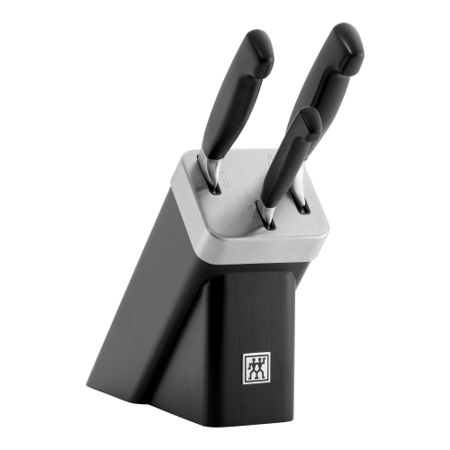 ZWILLING ***** Ensemble de blocs à aiguiser quatre étoiles, 4 pièces, noir