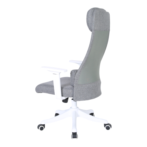 Ergonomic Office Chair with Adjustable Headrest and Movable Waist Cushion,360-Degree Swivel Height Adjustable Task Chair Computer Desk Chair