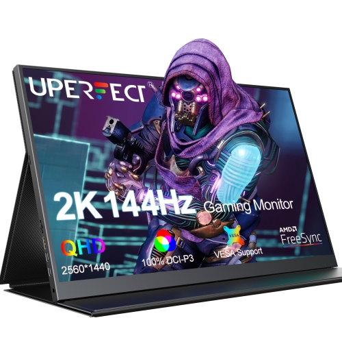UPERFECT  2560 X 1440 Monitor 17.3 Inch HDr Gaming 144Hz Ips Display