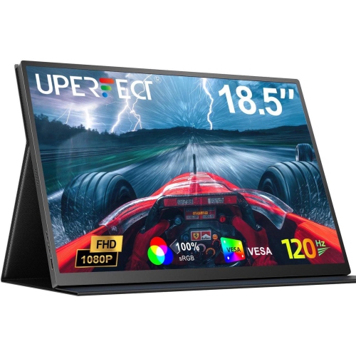 UPERFECT  18.5" 1080P Portable Monitor 120Hz Portable Gaming Monitor Switch Display W/vesa And Smart Cover for Xbox One