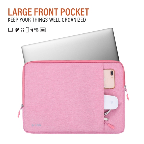 Housse protectrice LSS pour homme/femme - housse élégante et durable pour portable 13 à 13,5 po - housse Cool pour portable - Rose