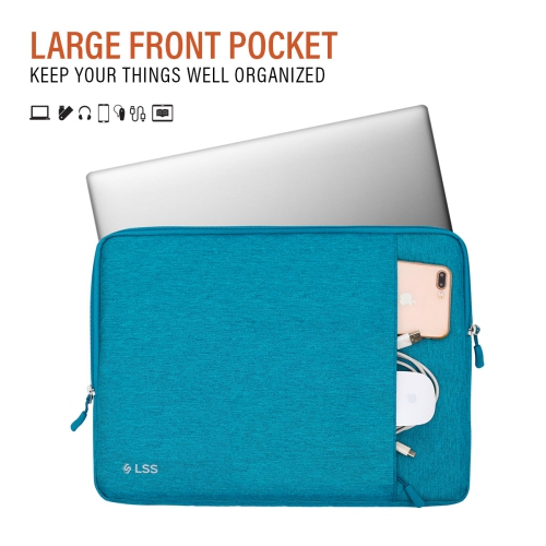 LSS Protective Laptop Sleeve for Men/Women - Stylish & Durable Sleeve Bag for 13"-13.5" Laptops - Cool Laptop Sleeve - Teal