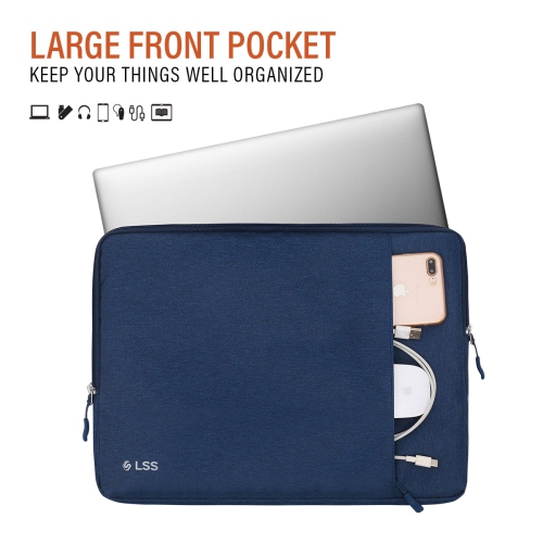 LSS Protective Laptop Sleeve for Men/Women - Stylish & Durable Sleeve Bag for 13"-13.5" Laptops - Cool Laptop Sleeve - Blue