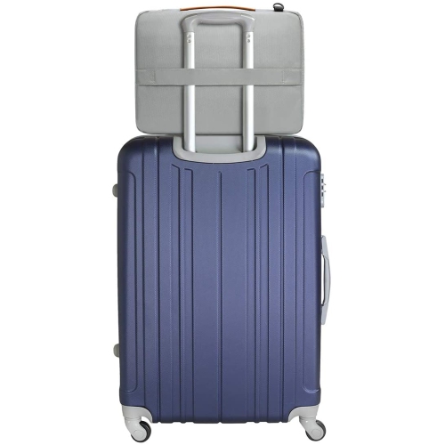 Sac LSS pour homme/femme - sac à bandoulière Cool, élégant et durable pour portable 14 à 15,6 po - comprend bandoulière antidérapante - Gris