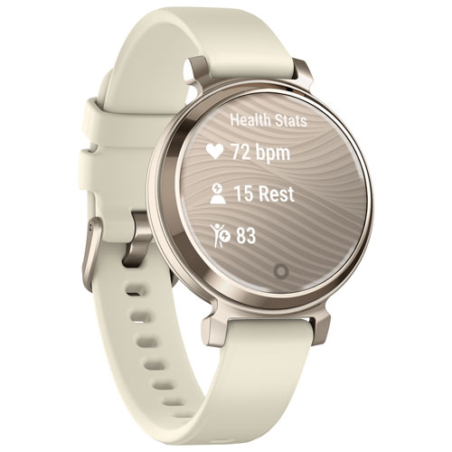 Montre intelligente Bluetooth de 30,4 mm Lily 2 de Garmin - Noix de coco