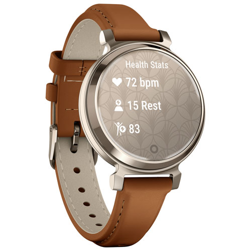 Montre intelligente Bluetooth de 30,4 mm Lily 2 Classic de Garmin - Havane