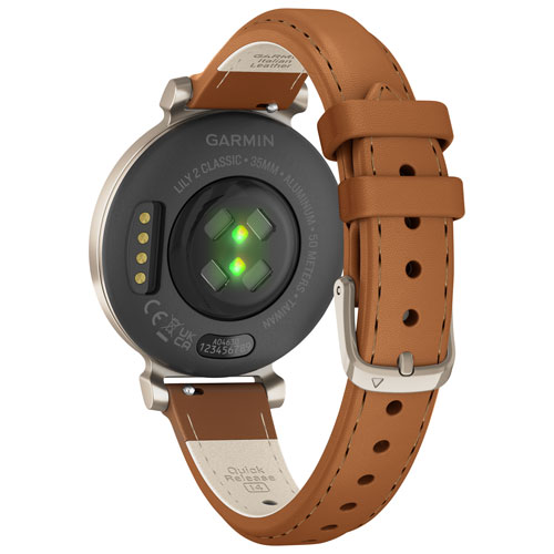 Montre intelligente Bluetooth de 30,4 mm Lily 2 Classic de Garmin - Havane