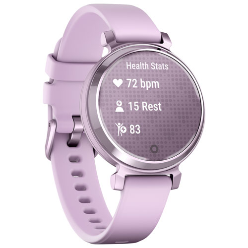 Montre intelligente Bluetooth de 30,4 mm Lily 2 de Garmin - Lilas