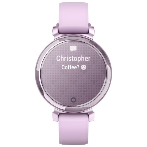 Montre intelligente Bluetooth de 30,4 mm Lily 2 de Garmin - Lilas