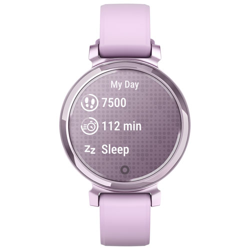 Montre intelligente Bluetooth de 30,4 mm Lily 2 de Garmin - Lilas