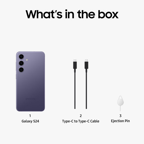 Samsung Galaxy S24 128GB - Cobalt Violet - Unlocked