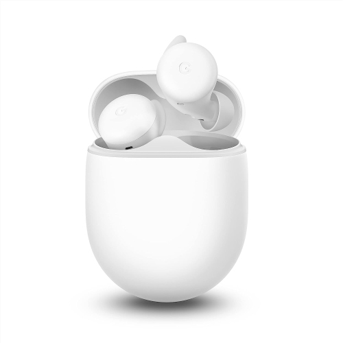 Refurbished-Google Pixel Buds A-Series In-Ear Sound Isolating Truly Wireless Headphones - Clearly White