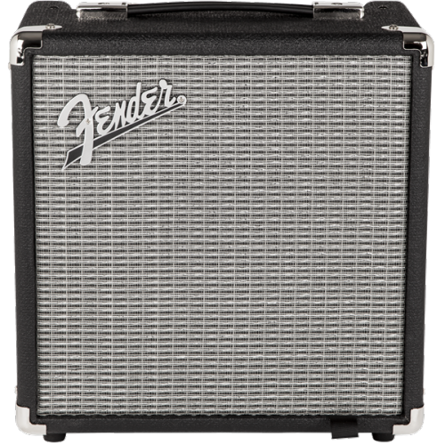 FENDER  Rumble 15 Bass Combo Amp (Black And Silver)