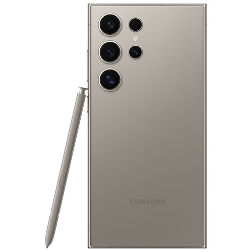 Galaxy S24 Ultra de 256 Go de Samsung avec Freedom Mobile - Gris titane - Paiement Balance mensuel