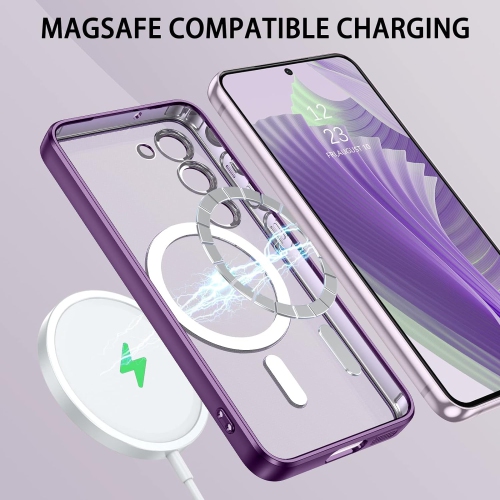 Magnetic Case Designed for Samsung Galaxy S23 5G - Compatible with MagSafe Charging & Accessories - Purpel