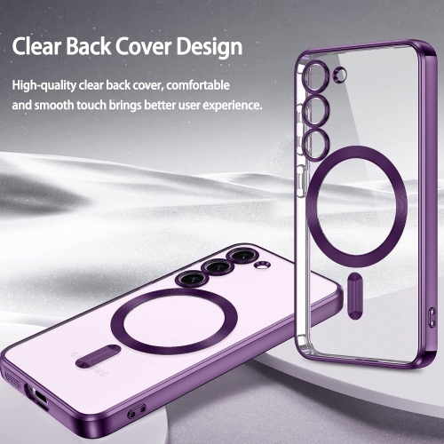 Magnetic Case Designed for Samsung Galaxy S23 Plus - Compatible with MagSafe Charging & Accessories - Purpel