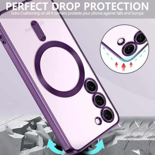 Magnetic Case Designed for Samsung Galaxy S23 Plus - Compatible with MagSafe Charging & Accessories - Purpel