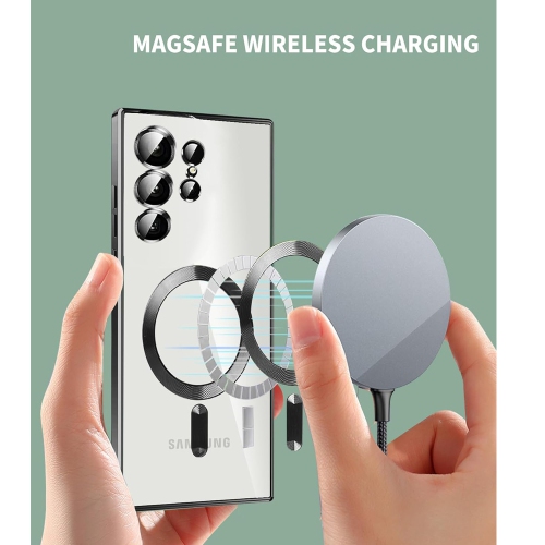 Magnetic Case Designed for Samsung Galaxy S23 Ultra - Compatible with MagSafe Charging & Accessories - Rose Gold