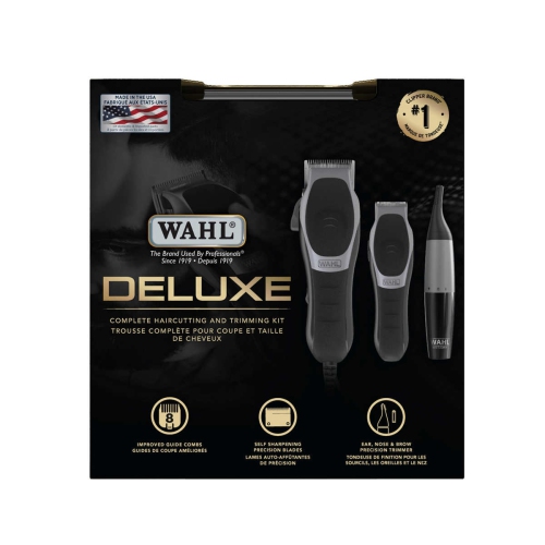 Wahl Deluxe 3122 Complete Haircutting and Trimming Kit with case