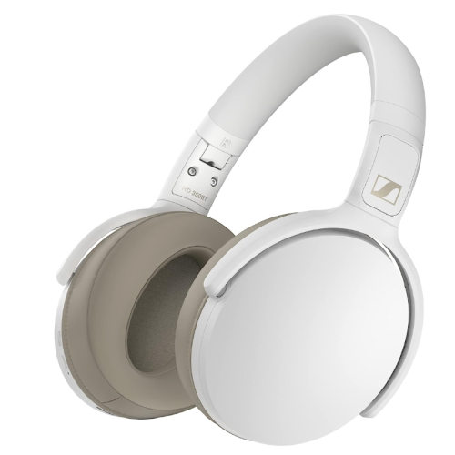 Casque d'écoute sans fil Bluetooth 5,0 HD 350BT de Sennheiser remis à neuf - autonomie de 30 heures - Blanc