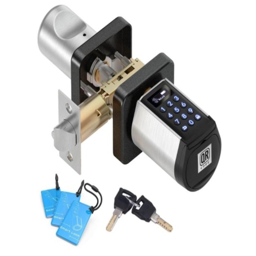 Welock WiFi Smart Lock with Keypad PCB32 Safer Keyless Entry Smart Door Lock, Smart Bluetooth Door Knob with Keypad APP Control IC Card