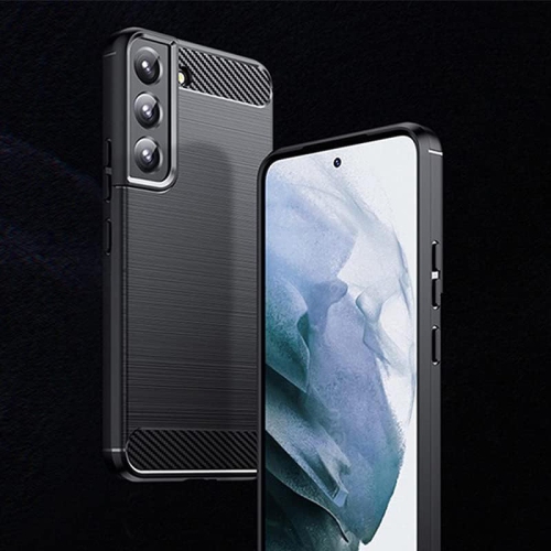 SuperShield Case for Samsung Galaxy S23, Soft Slim Brushed TPU Carbon Fiber Design Protective Cover, Thin Durable Phone Case, Shockproof Protection,