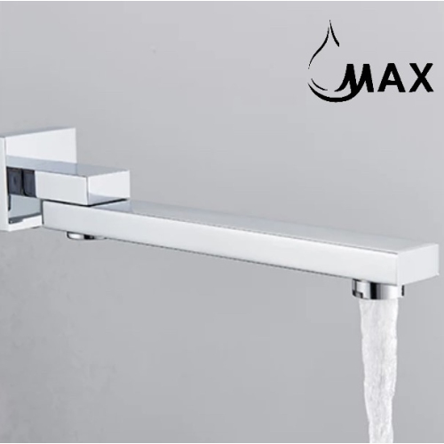 MAX Faucets Thermostatic Shower System Three Functions With Valve Square Showerhead 12" Chrome Finish