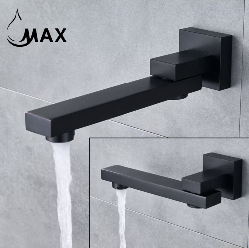 MAX Faucets Ceiling Thermostatic Shower System Three Functions With Valve Matte Black Finish