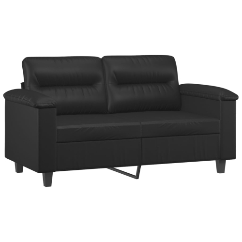 VIDAXL  2-Seater Sofa 120 Cm Faux Leather In Black