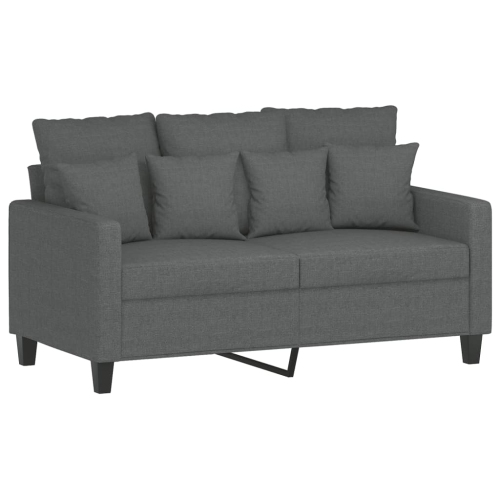 VIDAXL  2-Seater Sofa Dark 120 Cm Fabric In Grey