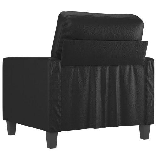 vidaXL Sofa Chair Black 60 cm Faux Leather