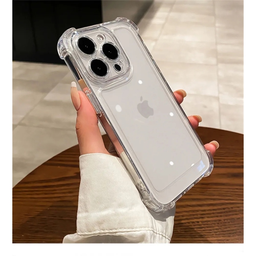 Étui antichoc souple et transparent Noble de luxe pour étui transparent antichoc pour iPhone 15 Pro Max - transparent