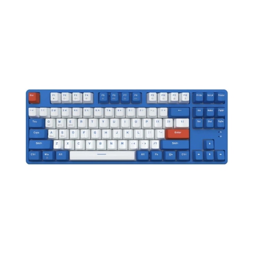 75% Wireless Mechanical Keyboard, Bluetooth/2.4G Dual Mode, 87 Keys Compact TKL Hot Swappable Gaming Keyboard, Keycaps Clicky Blue Switch Custom