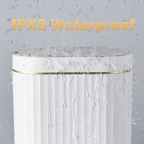 MODERN Trash Can with Lid Automatic Garbage Can, 2 Gallon Slim Small Plastic Smart Trash Bin, 8 L