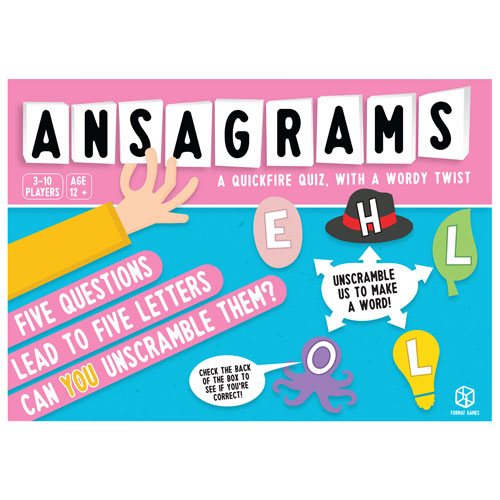 Ansagrams Card Game - English