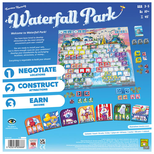 Waterfall Park Board Game - English
