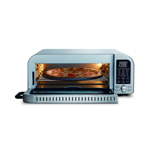 Salton - Pizzadesso Professional Pizza Oven, Air Fry, Dehydrator, 18 Liter Capacity, Stainless Steel