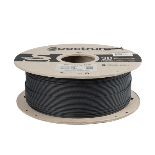 Traffic Black - 1.75mm Spectrum GreenyHT PLA Filament - 1 kg