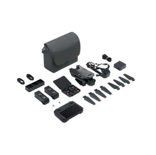 Boîte ouverte - Ensemble Fly More avec drone Mavic 3 Pro de DJI et télécommande avec écran intégré - Gris