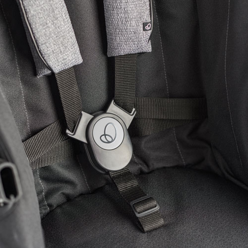 Image 3 of 8.. Evenflo Gold SensorSafe Pivot Xpand Smart Modular Travel System w/ LiteMax Infant Car Seat - Moonstone Grey