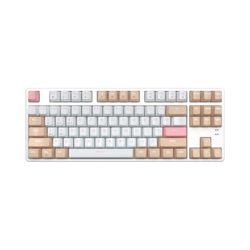 Custom wireless wooden keyboard, bluetooth RGB wood mechanical keyboard
