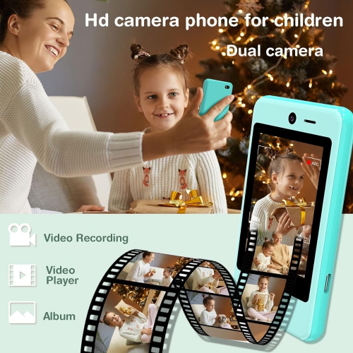 Kids Smart Phone Toy for Boys 3-8 Years Old - Educational games, Dual cameras, MP3 Music Player, and touchscreen pretend play. Spark imagination and