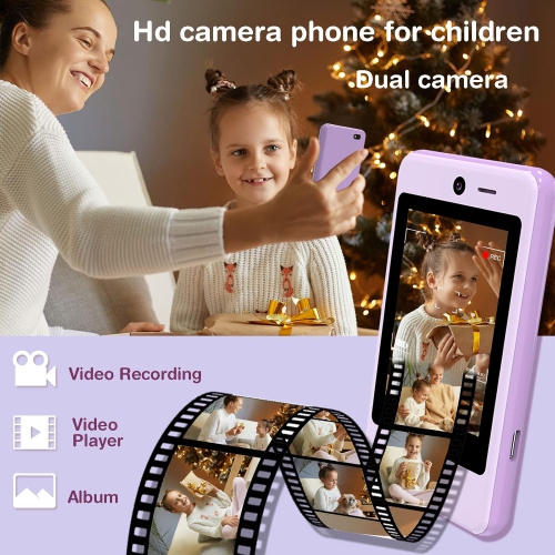 Kids Smart Phone Toy – Touchscreen Learning Device with Camera, Games, MP3 Music Player & Habit Tracker – Perfect Gift for Girls & Boys Ages 4–10 -