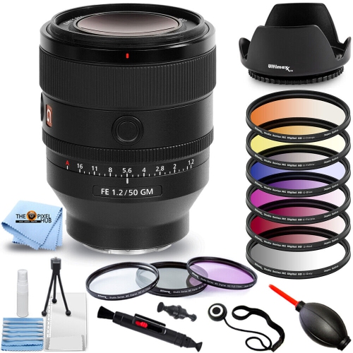 SONY  Fe 50MM F/1.2 Gm Lens Sel50F12Gm - 15PC Accessory Bundle