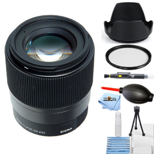 Sigma 30mm F1.4 Contemporary DC DN Lens for Sony E Mount Cameras with popular Essential