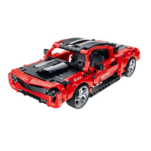 Tradeopia 457 Pieces Block Kit Super Car - Pull Back