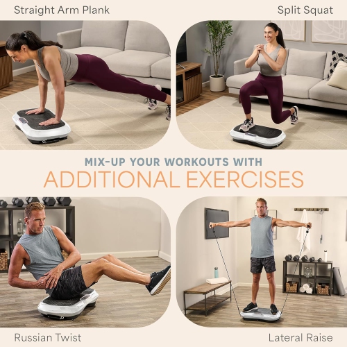 Lifepro Waver Vibration Plate Exercise Machine – Whole Body Vibrating Platform for Weight Loss, Muscle Activation & Lymphatic Drainage – 99 Speed