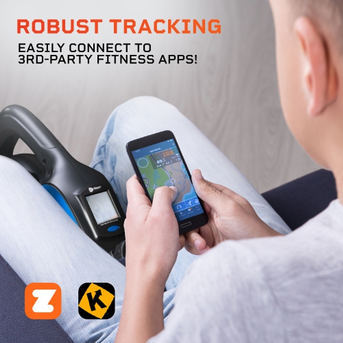 Vélo Flexcycle plus de Lifepro – exerciseur à pédales pour dessous de bureau avec bandes de résistance pour les bras et les jambes