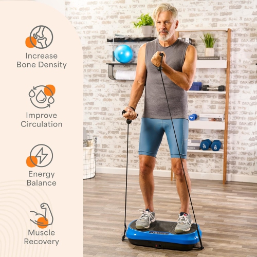 Lifepro Waver Mini Vibration Plate Exercise Machine – Whole Body Vibrating Platform for Weight Loss, Muscle Toning & Lymphatic Drainage – 99 Speeds,